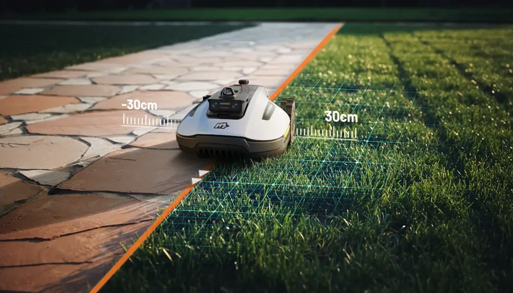 Docinanie krawędzi – Mammotion YUKA mini 2 1000